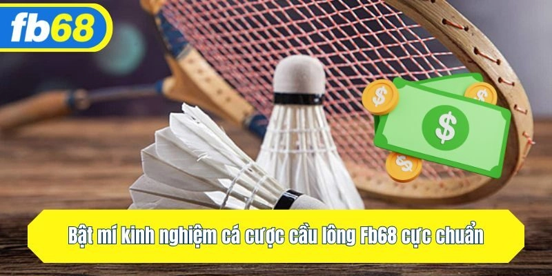 Bật mí kinh nghiệm cá cược cầu lông Fb68 cực chuẩn