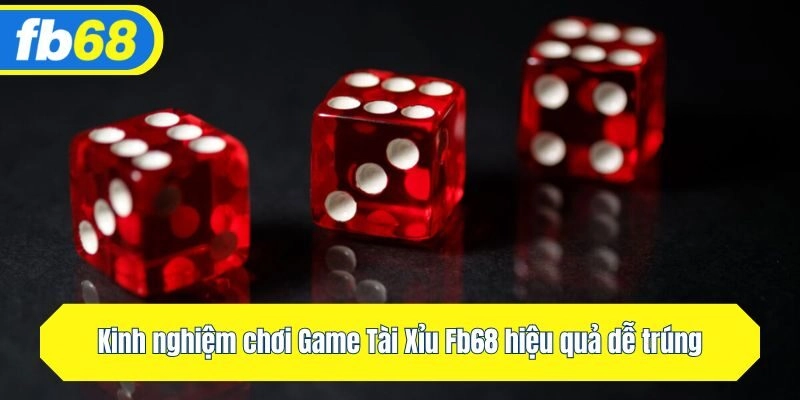 Kinh nghiệm chơi Game Tài Xỉu Fb68 hiệu quả dễ trúng