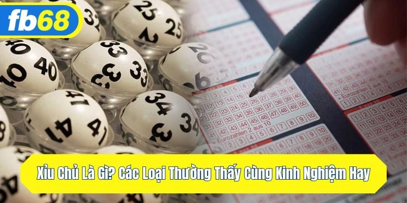 Xỉu Chủ Là Gì? Các Loại Thường Thấy Cùng Kinh Nghiệm Hay